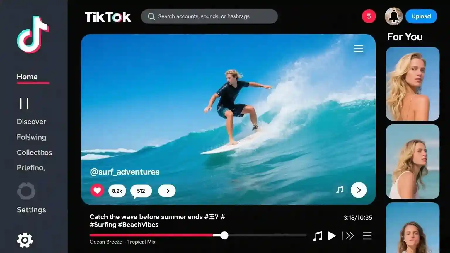 Free TikTok video downloader - Download videos without watermark in HD quality. Fast, safe, and easy to use